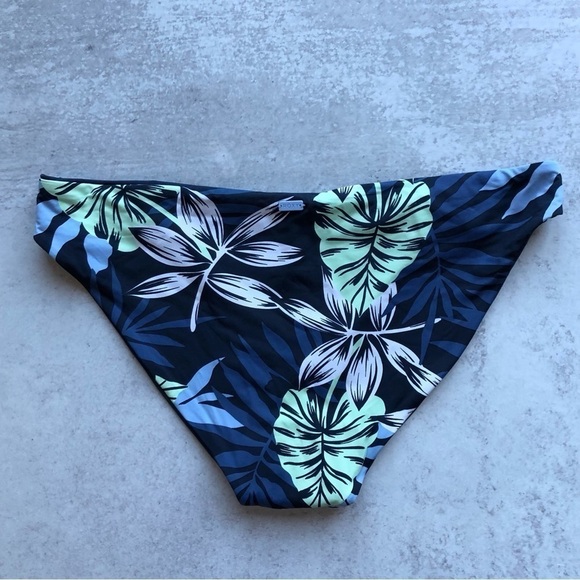 Roxy Beach Classics Hipster Swim Bikini Bottoms Blue Size XL - Picture 3 of 10